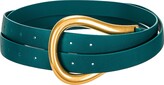 Bottega Veneta Leather Belt in Blue