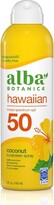 Alba Hawaiian Coconut Sunscreen Spray - SPF 50 - 5 fl oz